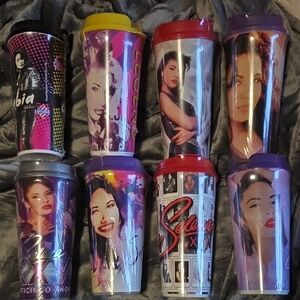 6 SELENA COLLECTABLE CUPS